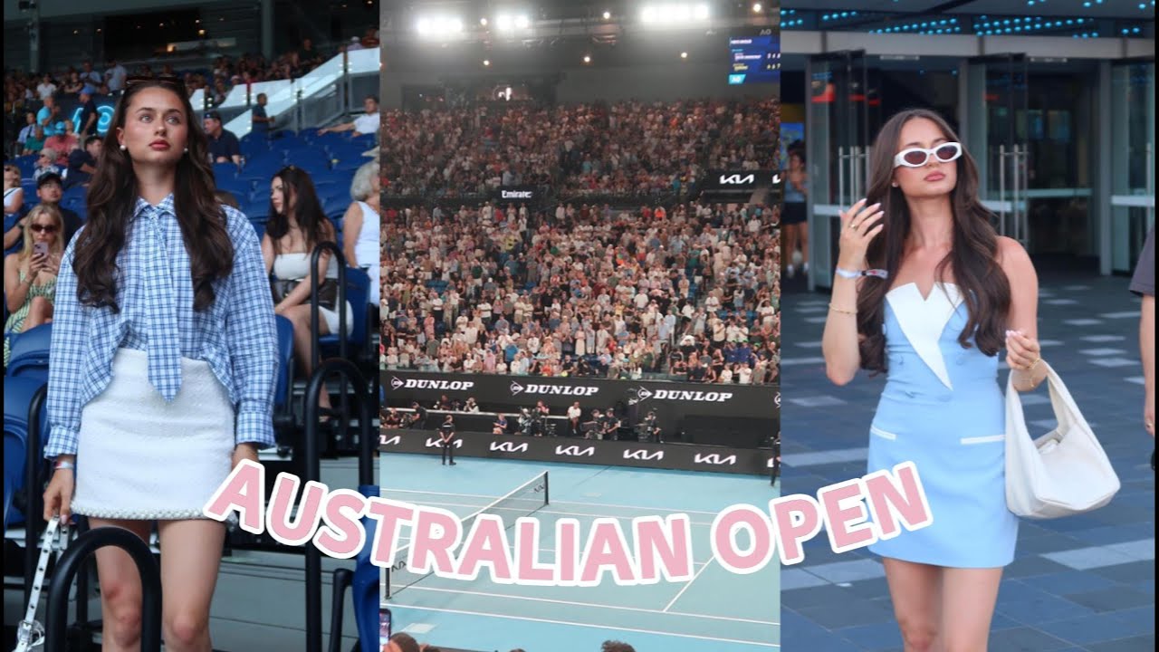 AUSTRALIAN OPEN VLOG | Tennis, Brand events, work