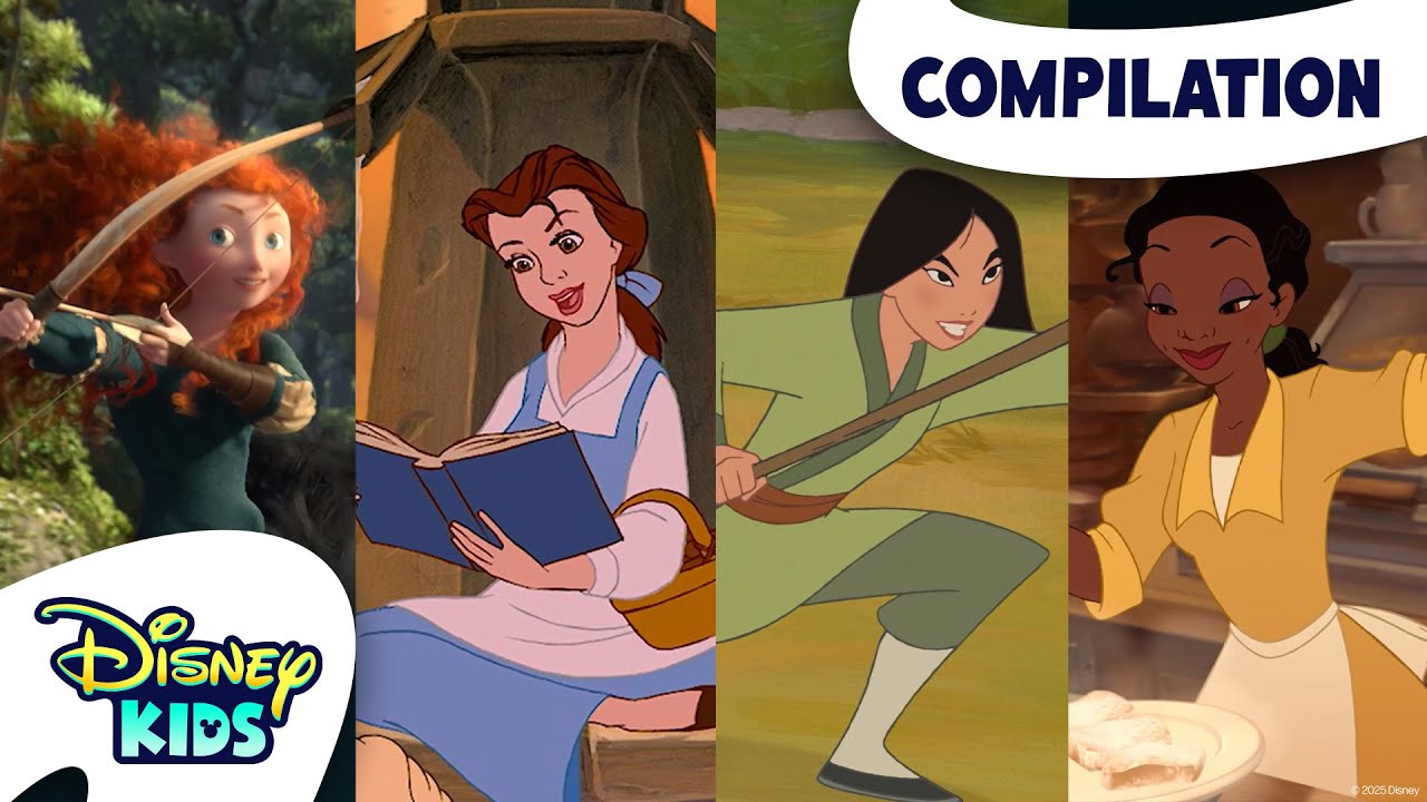 Princesses Show Off Their Skills! 🏹 🍄📖 🎨⛵ | Disney Princess💖 | 