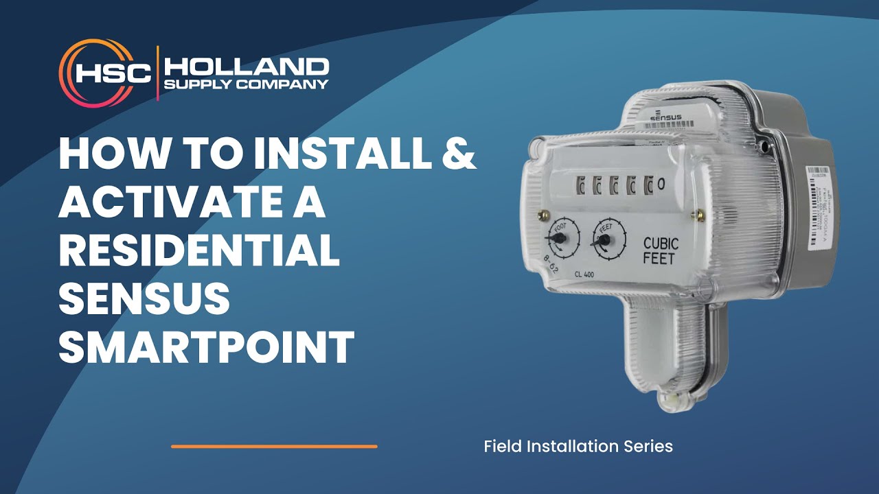 How to Install & Activate a Residential Sensus SmartPoint
