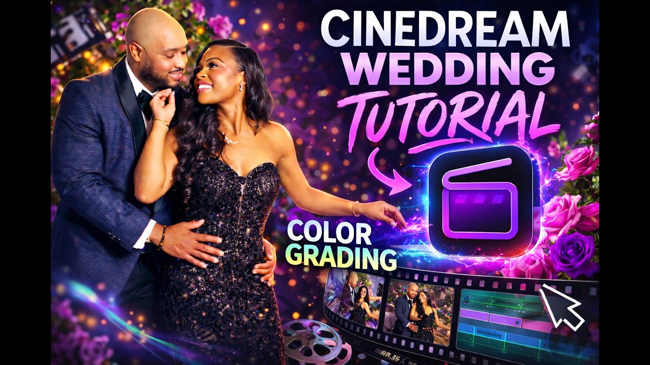CineDream colored Wedding Film workflow