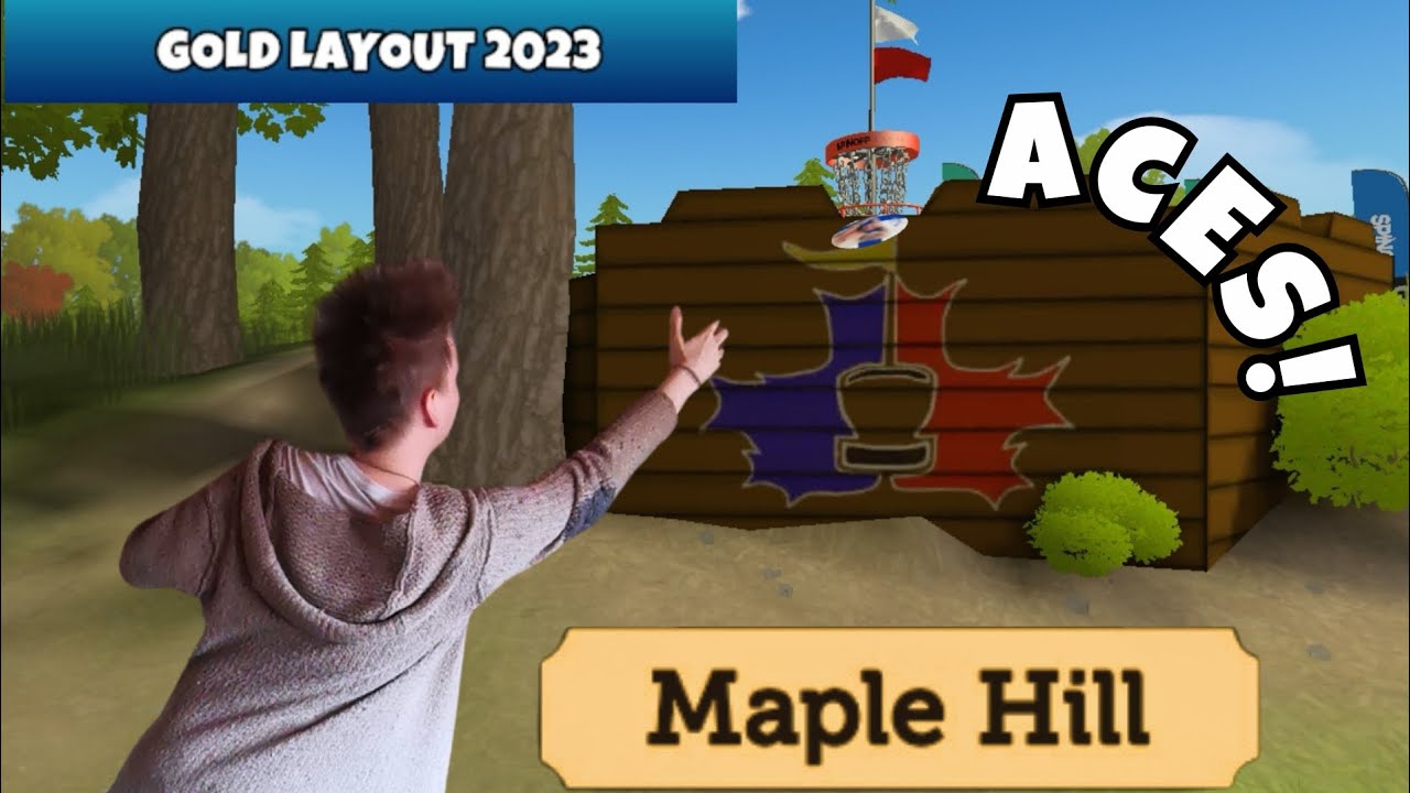 ALL Maple Hill MPO layout ACES in Disc Golf Valley!!✌🏼