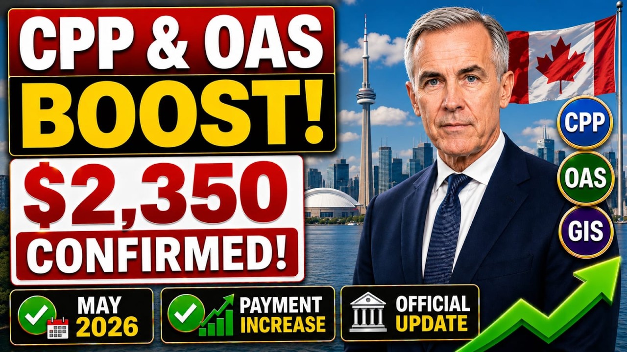 Canada Pension Increase CONFIRMED for May 2026  CPP & OAS New Payment Update 🇨🇦