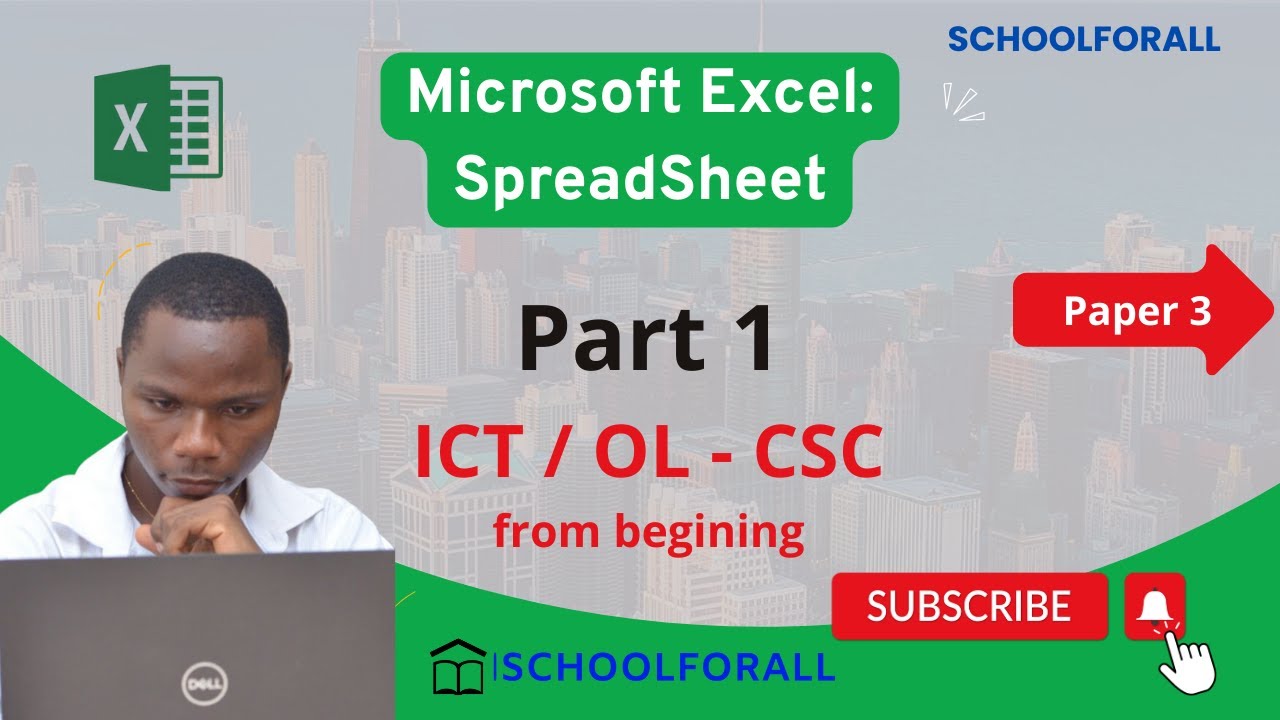 Mastering Microsoft Excel for GCE Cameroon (Ordinary CSC & Advanced Leve ICTl): Part1