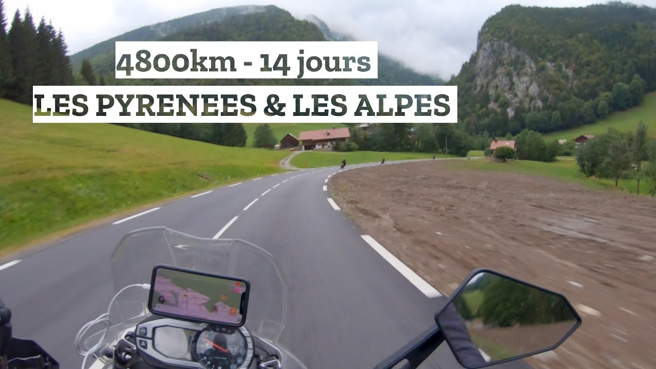 ROADTRIP MOTO ► 4800km dans les Pyrénées et les Alpes en Tiger 800