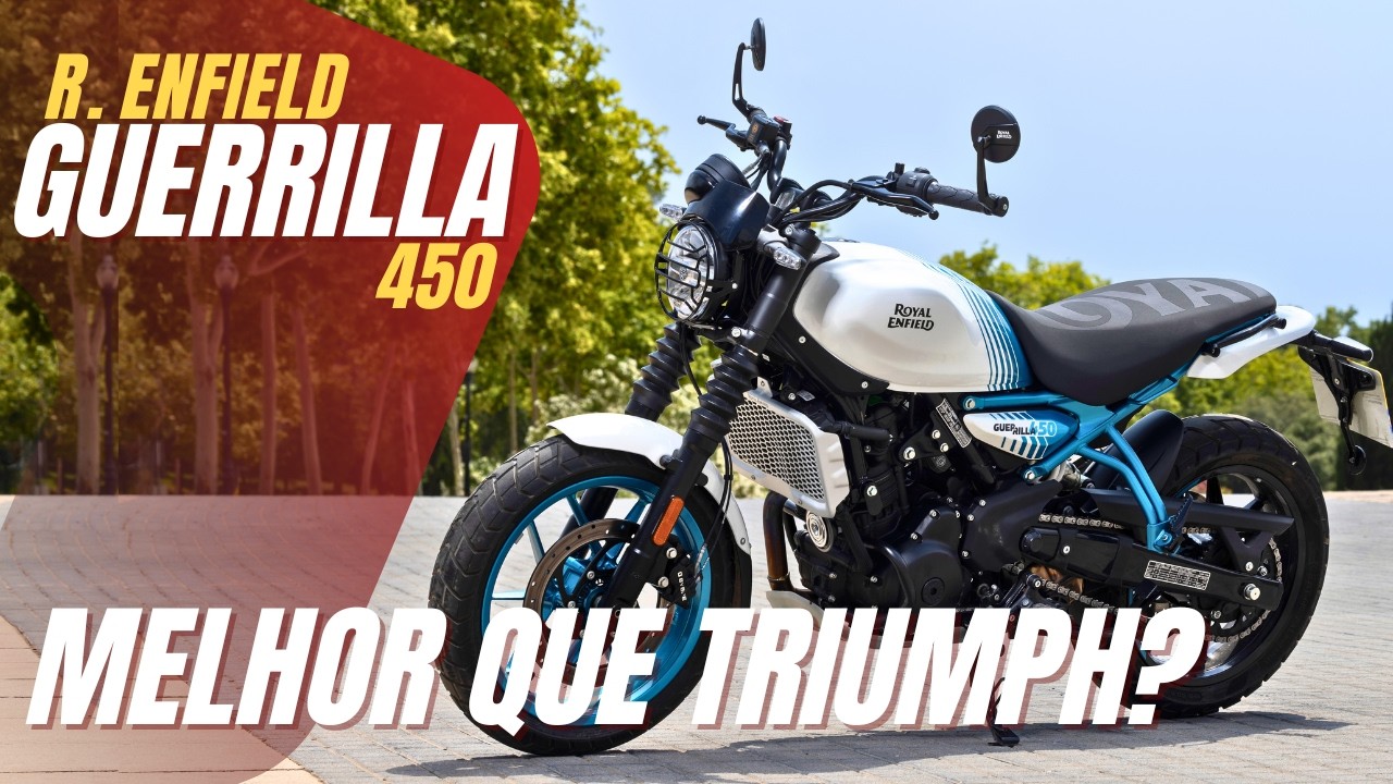 OFICIAL GUERRILLA 450 É LANÇADA MELHOR QUE TRIUMPH? PREÇO E DETALHES