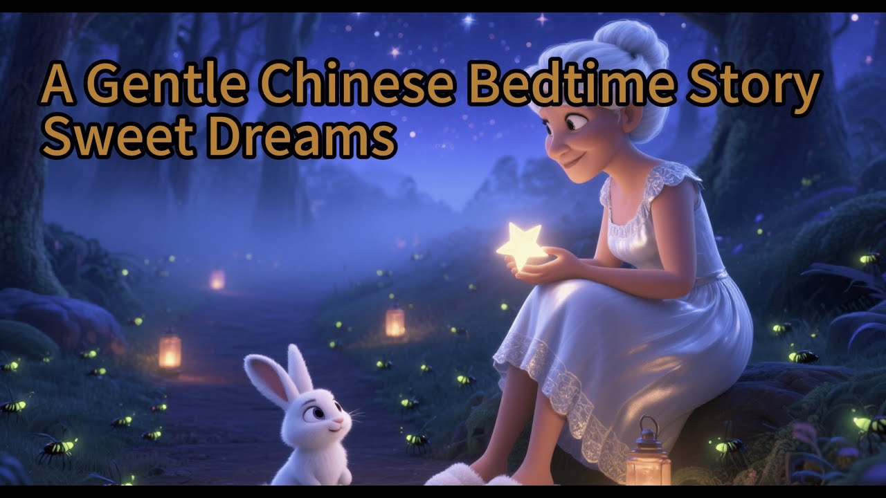 Learn Chinese with a Bedtime Story 🌙🐰 | A Gentle Mandarin Story for Kids