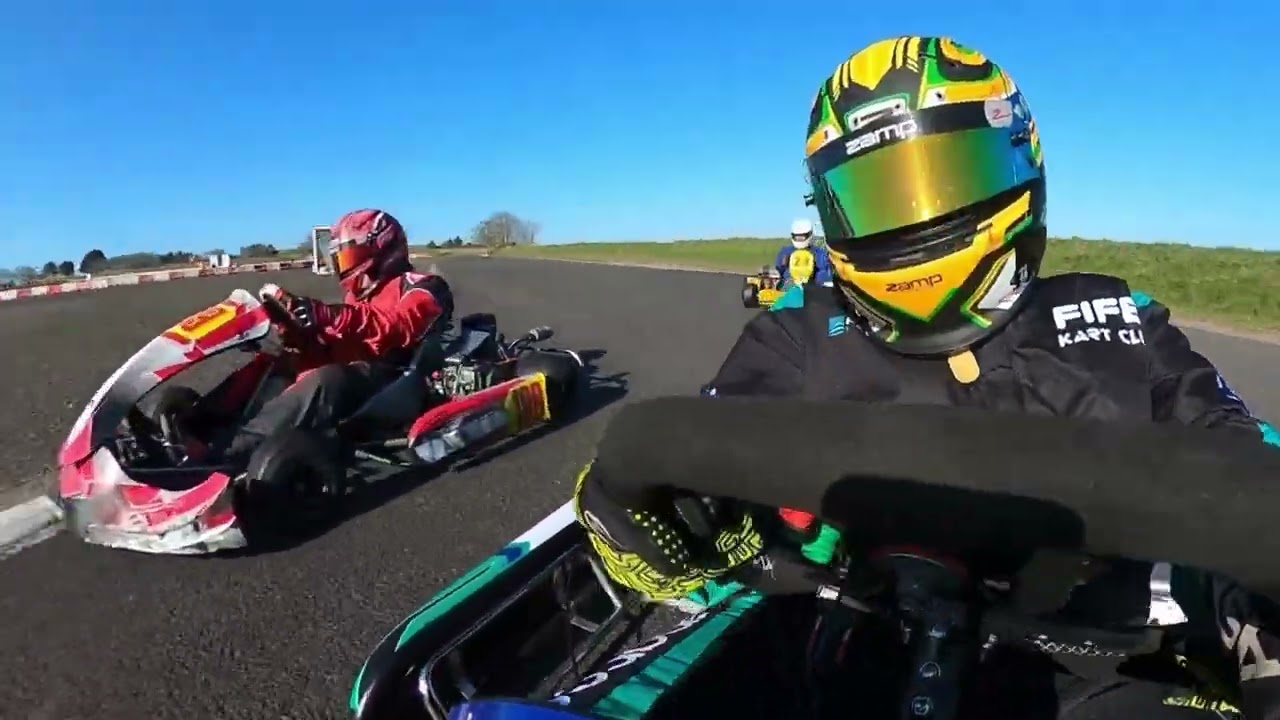 Kenny McAllister Kart No67 Racing at the Hamish  Ross event at East of Scotland KART Club Crail