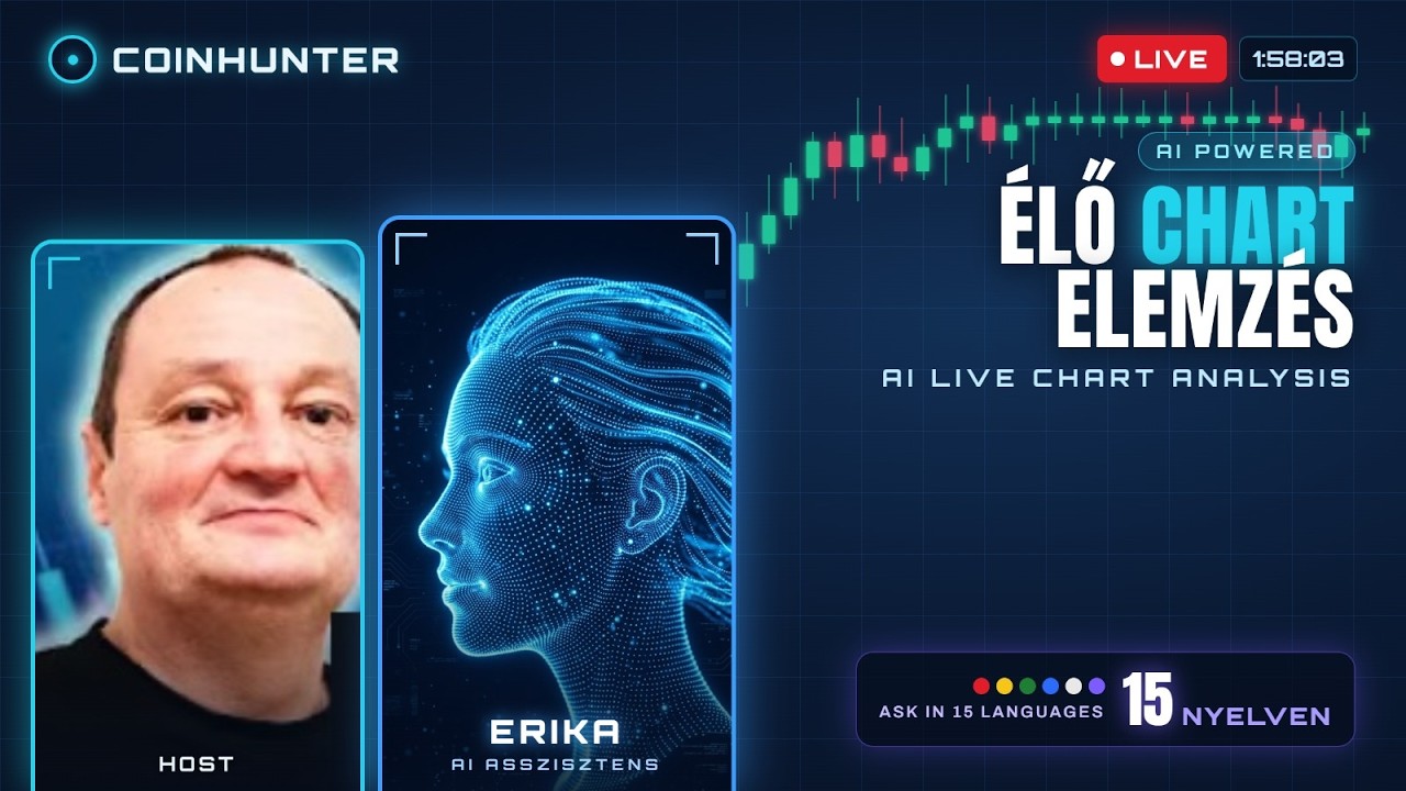 🔴 &Eacute;LŐ &ndash; Coinhunter &eacute;s AI - III | K&eacute;rdezz a tőzsd&eacute;ről b&aacute;rmilyen nyelven! &middot; Ask about trading in ANY