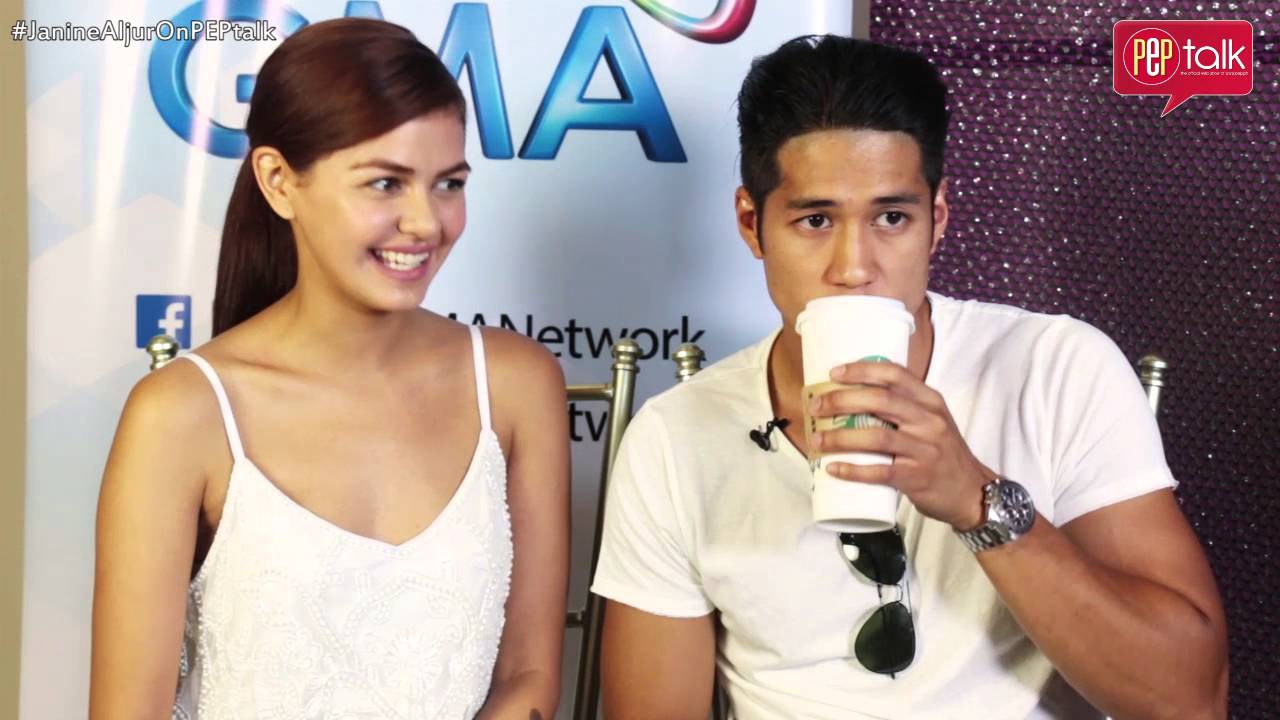Janine Gutierrez and Aljur Abrenica on PEP TALK. In a reincarnation love story