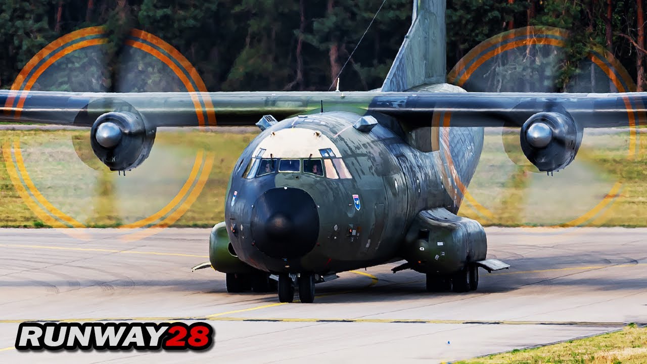 German Air Force, LTG-63 C-160D Transall - Arrival @Eindhoven Air Base