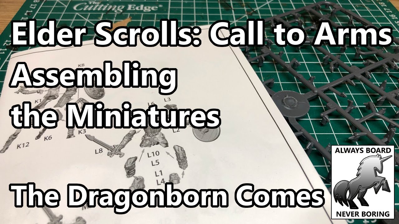 The Elder Scrolls: Call to Arms | Miniatures Discussion & Assembling the Plastic Dragonborn