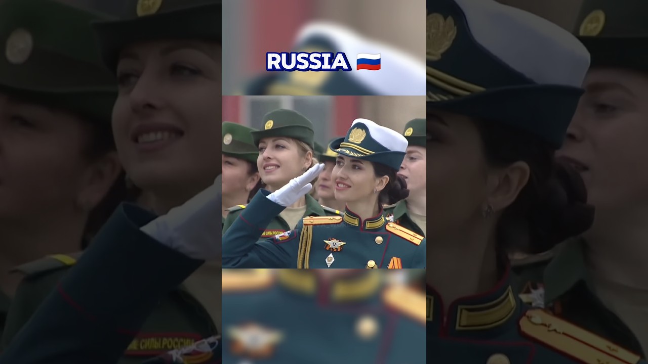 Army girls parade | Russia, China, Pakistan, India 🇮🇳 #army #parade #viralvideo #shorts #indianarmy