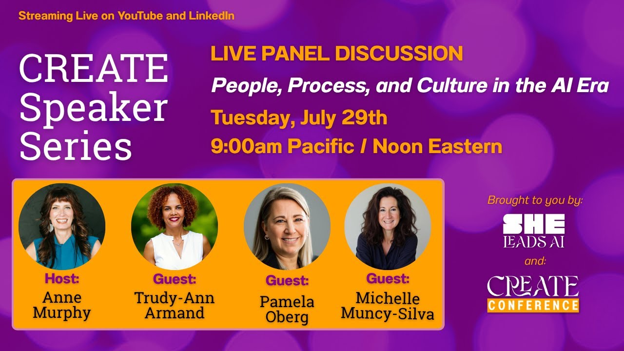 Create Speaker Series - Live Panel Discussion