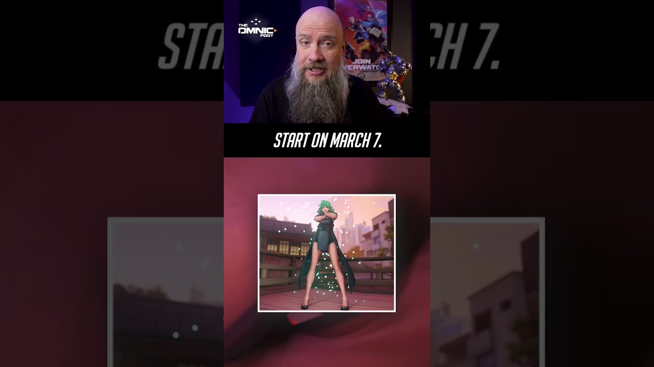 The Terrible Tornado aka Tatsumaki Kiriko skin for Overwatch 2 #overwatch2