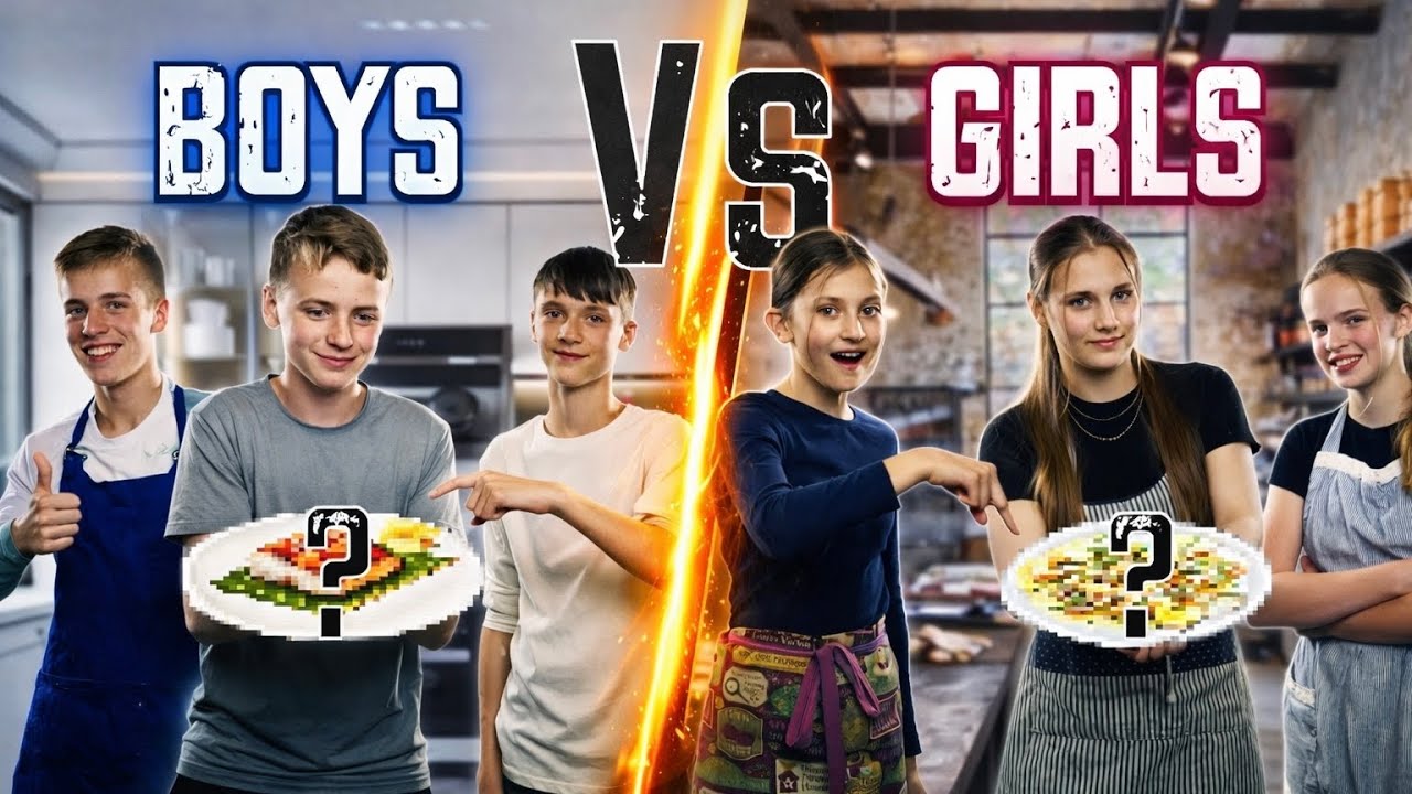 Who Cooks it Better? Boys vs Girls Cook-Off Challenge!