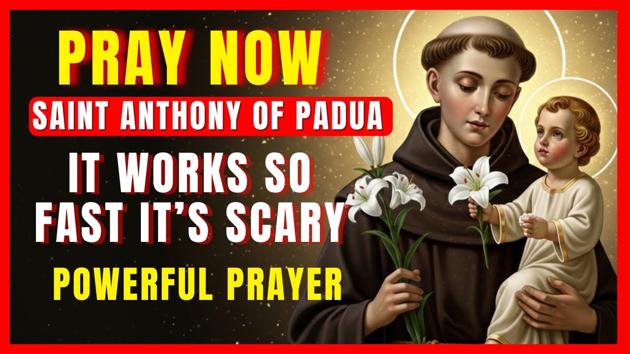 💖 PRAYER TO SAINT ANTHONY Receive an IMMEDIATE MIRACLE in 7 Days! (Financial and Emotional Needs) 🙏