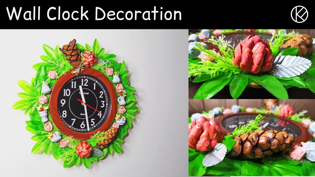 Wall Clock Decoration | Kauser Fatimah | Arts and Crafts