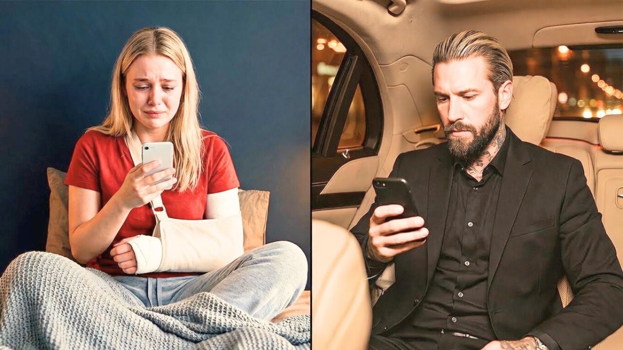 “He Broke My Ribs,” She Texted the Wrong Number—The Mafia Boss Who Replied Changed Everything