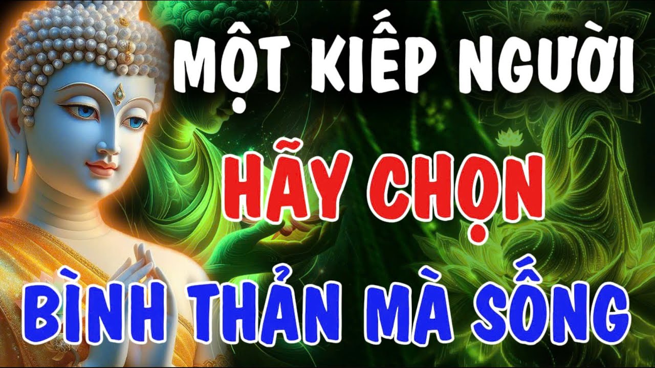 MỘT KIẾP NGƯỜI - KHÔNG VỘI KHÔNG LO, HÃY BÌNH THẢN MÀ SỐNG | Phật Từ An Nhiên