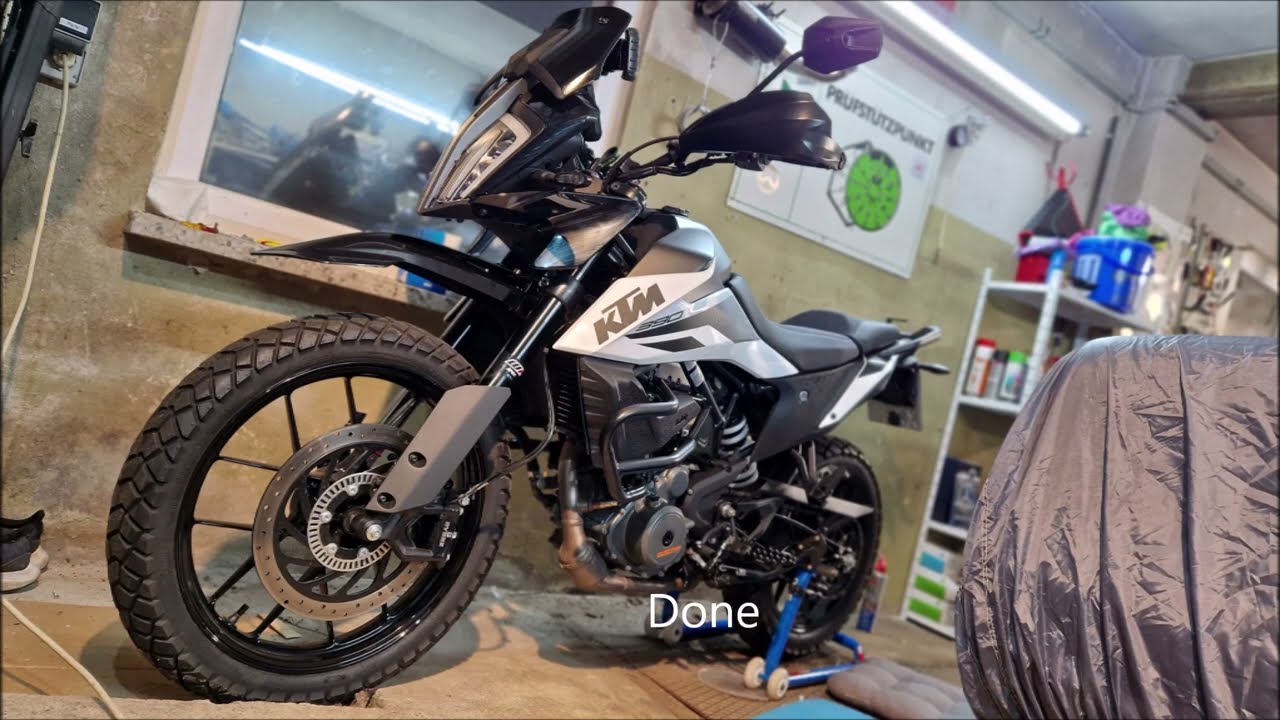 KTM 390 Adventure High Fender Mod install instructions with Acerbis fender - how to - not Tusk