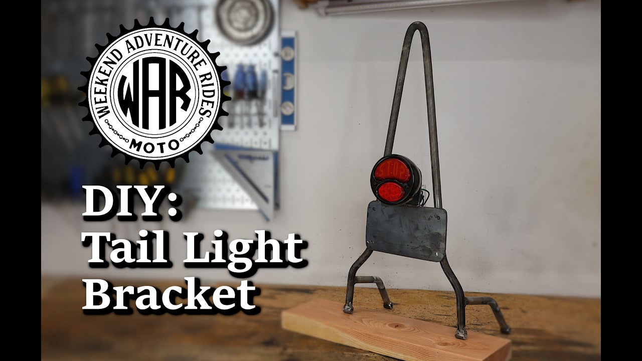 DIY: Sissy Bar Tail Light and License Plate Bracket
