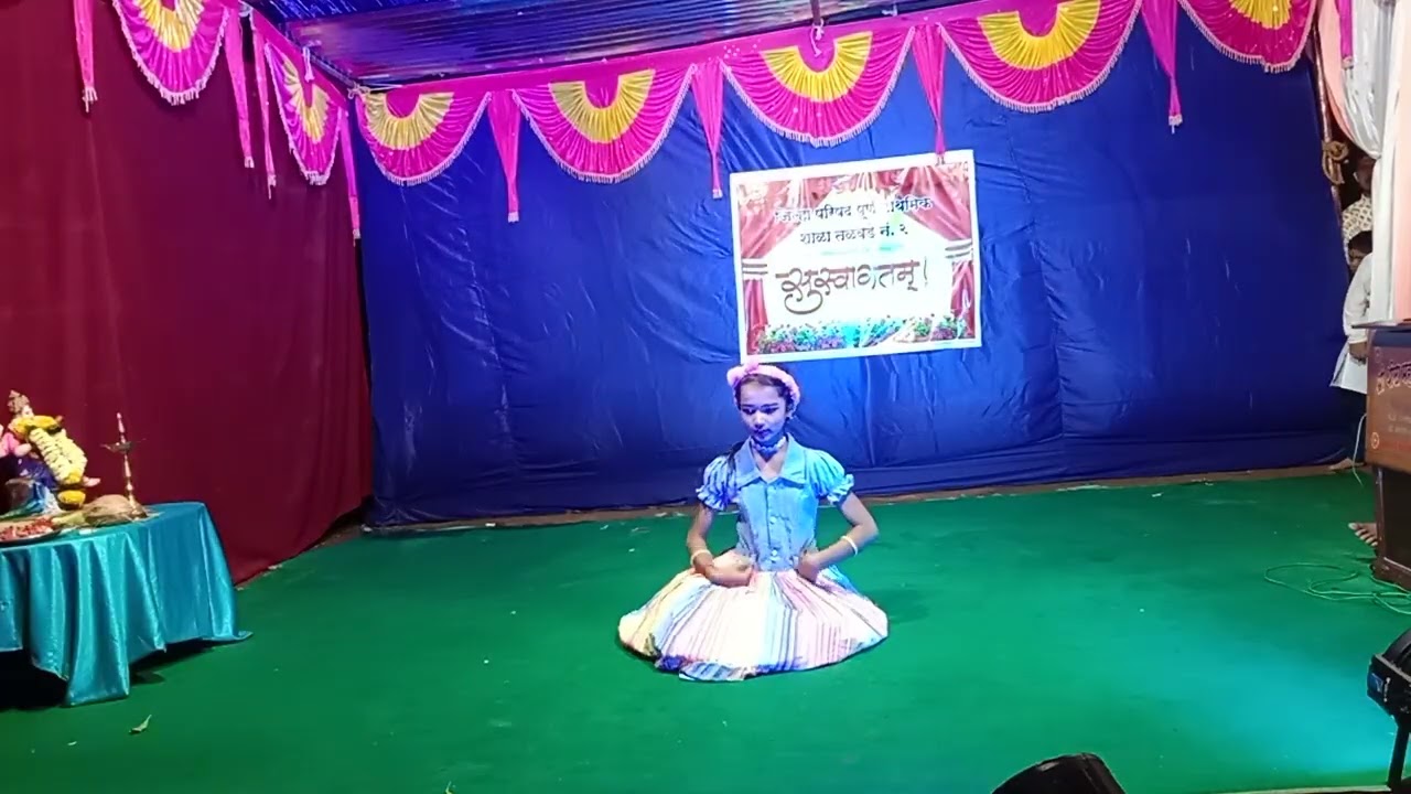 💃 Ek Do Teen | Tezaab Movie Song | शारदोत्सव २०२५ | जि. प. शाळा तळवडे क्र. २ | Bollywood Dance 🌸