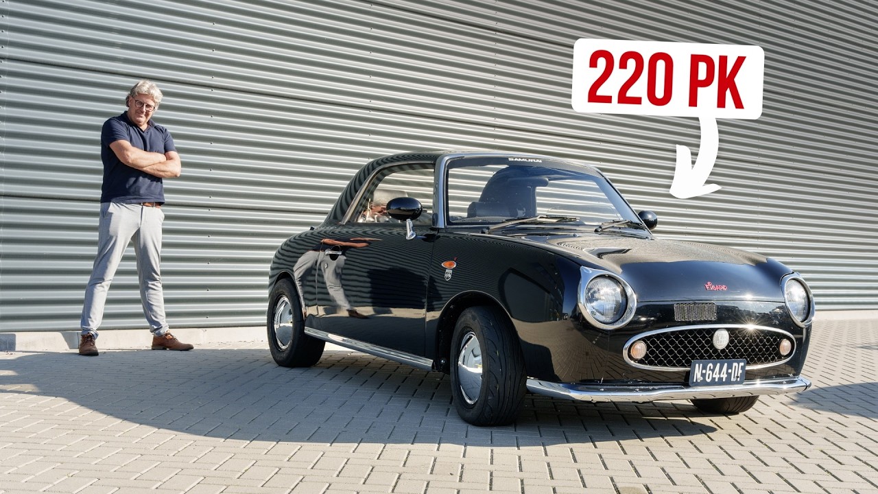 Rob bouwde een ultieme sleeper: Nissan Figaro met flinke turbo!