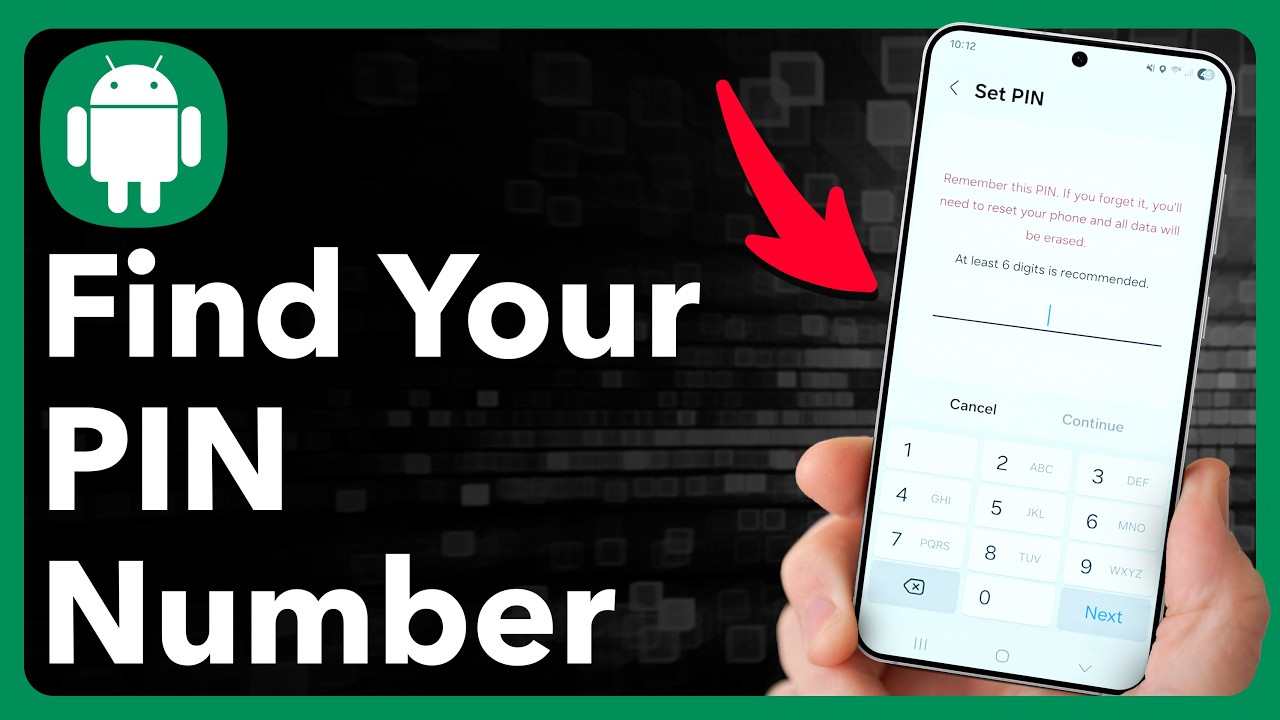 Как найти PIN-код на Android