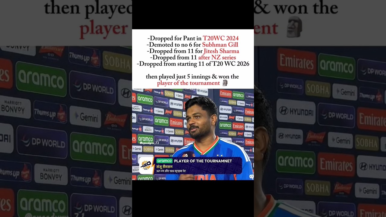 🚨 FROM DROPPED TO PLAYER OF THE TOURNAMENT 😱🔥#shortsfeed #indiancricket