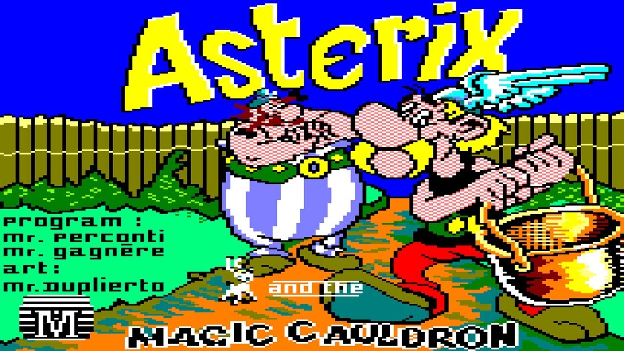 [Amstrad CPC] Asterix And The Magic Cauldron - Longplay