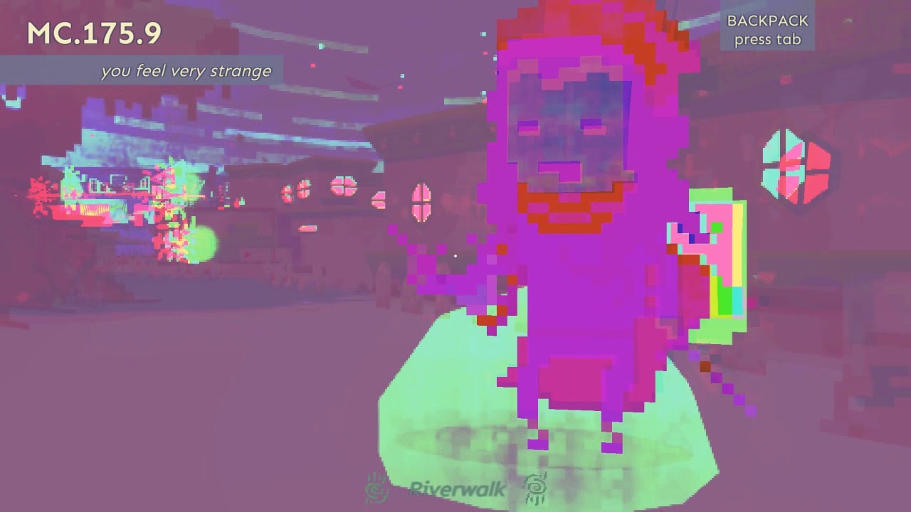 Space Janitor trippy visual effects