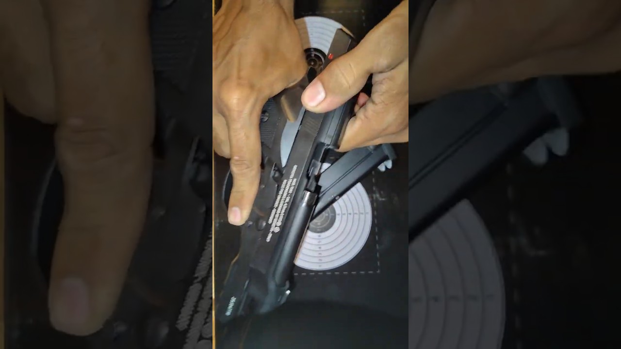 Beretta 92A1 blowback Co2 BB Pistol #airsoft #airsoftcqb #beretta92fs #bbpistol #shorts