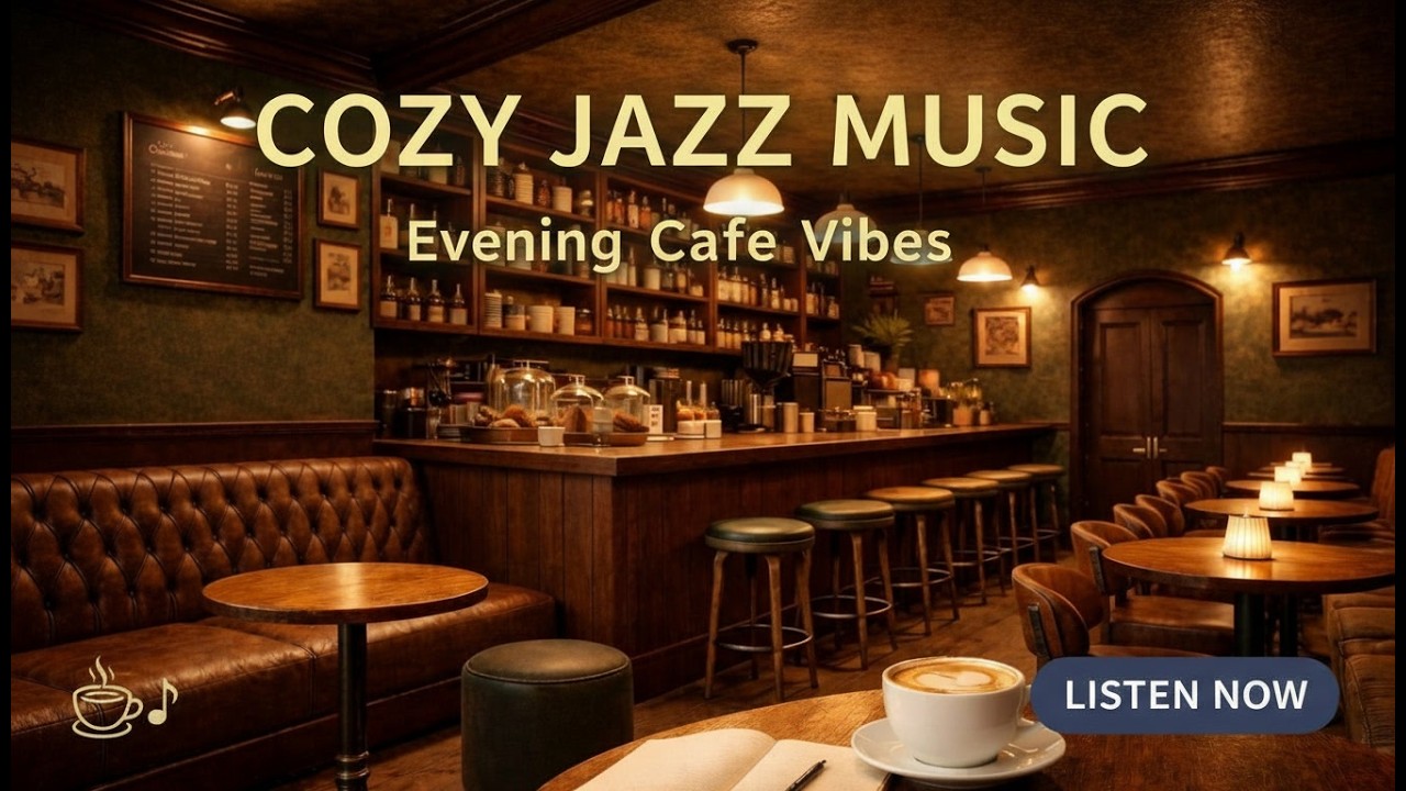 ☕ Warm Café Jazz Vibes | Relaxing Background Music