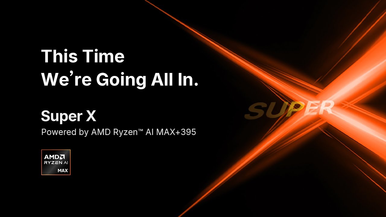 ONEXPLAYER SuperX &ndash; AMD Ryzen AI MAX+395 Power Meets 2.8K AMOLED Brilliance