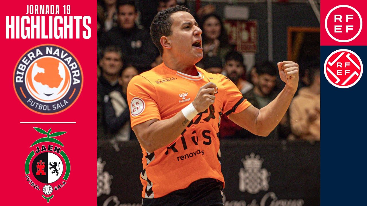 Resumen #PrimeraDivisiónFS | Tudelano Ribera Navarra 6-3 Jaén Paraíso Interior | Jornada 19