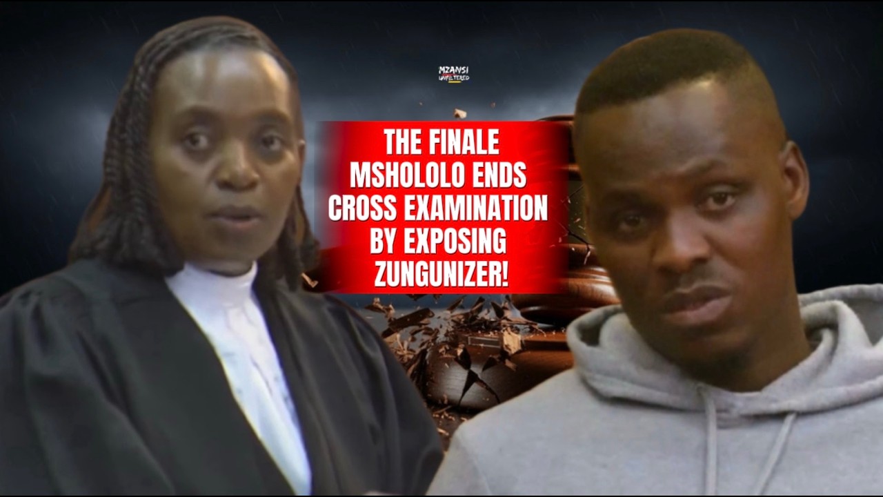 SHOCKING NTANZI STANDS TALL & FRIME AT THE END OF HIS CROSS EXAMINATION W MSHOLOLO I DONT KNOW NTULI