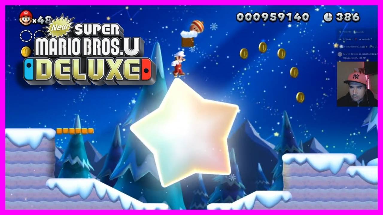 🔥 New Super Mario Bros. U Deluxe NIVEL : A VUELTAS CON LAS ESTRELLAS MOLINILLOS las 3 monedas