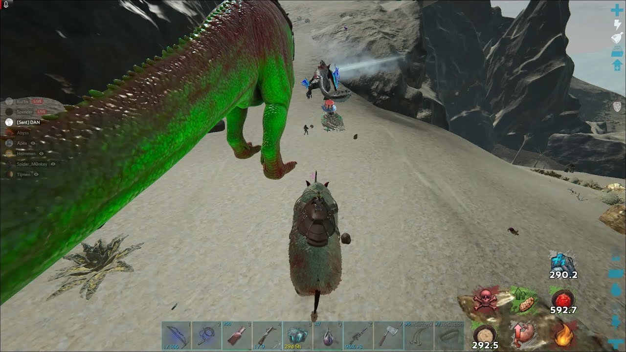 Fighting Aimbotters On Extinction | Ark Official PvP