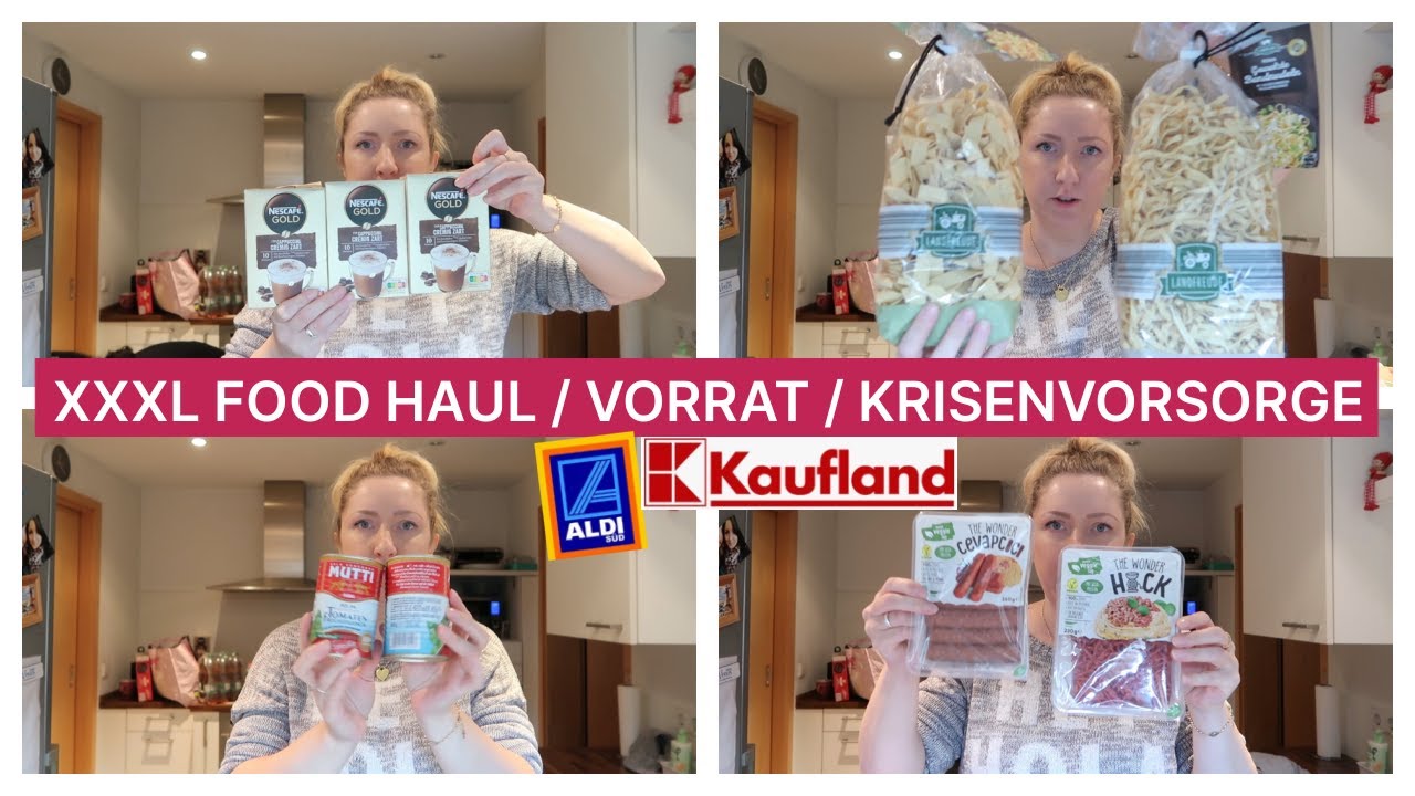 UNSERE KRISENVORSORGE / VORRAT AUFGEF&Uuml;LLT / XXXL EINKAUF