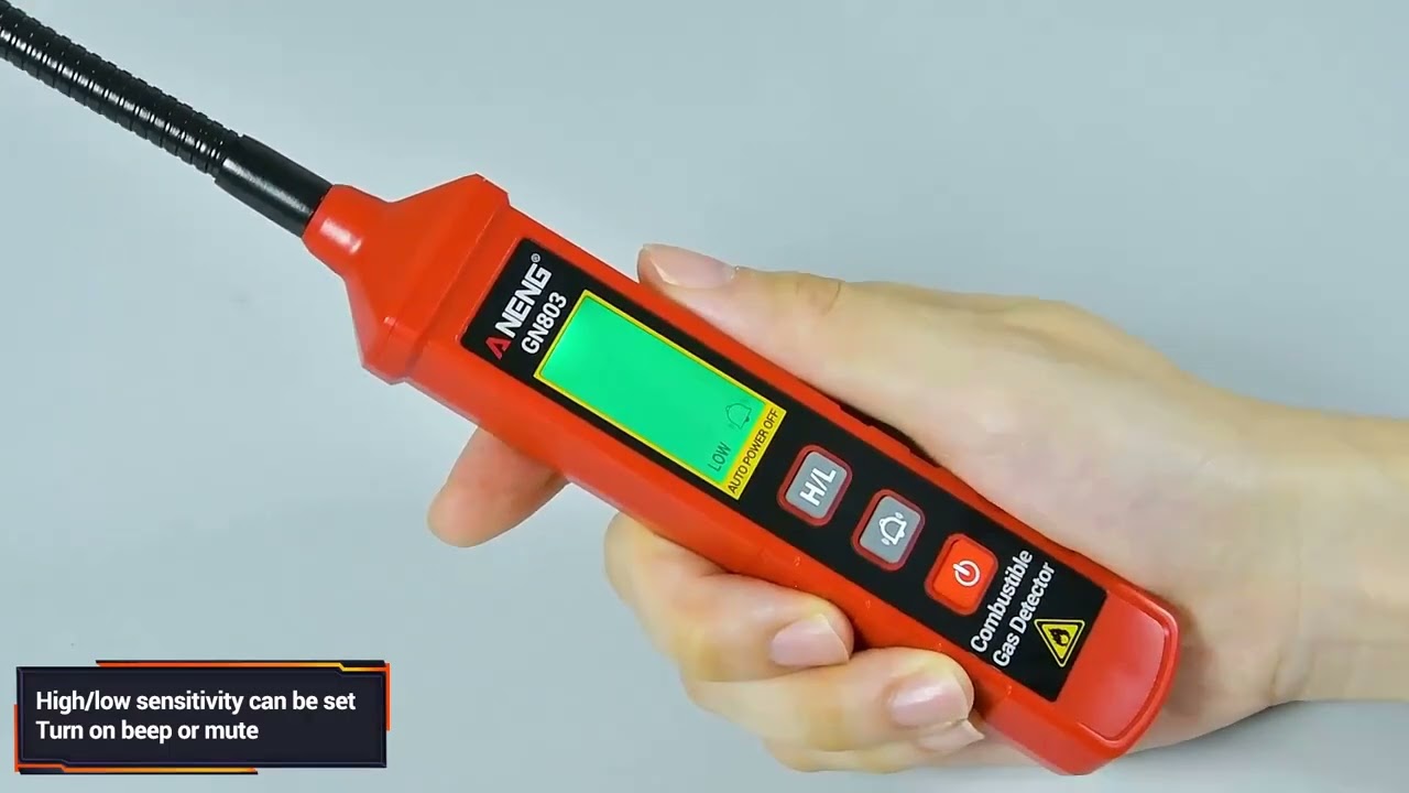 ANENG GN803 User Guide Detect Methane  Flammable Gas Leaks Easily