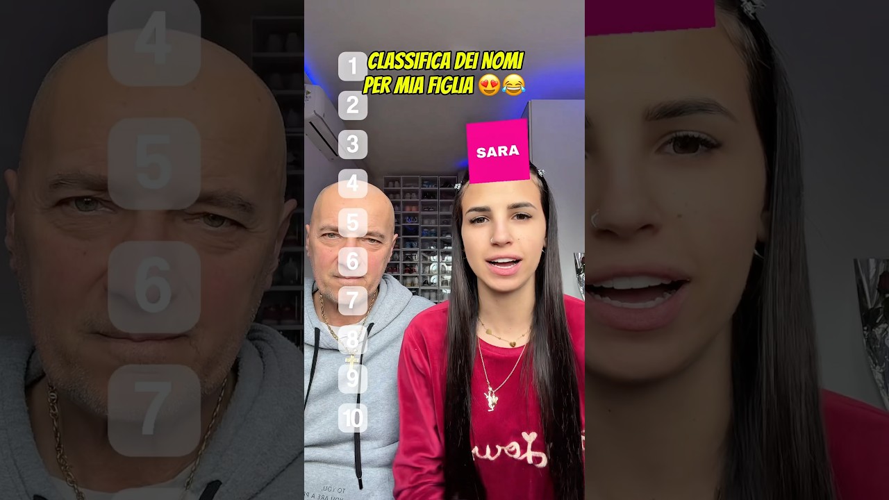 Mio PAP&Agrave; classifica i NOMI da dare a MIA FIGLIA😂😍