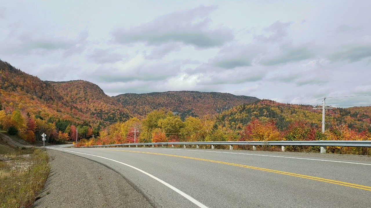 Cabot Trail From St. Ann's To Hike Freshwater Lake Look-Off, Ingonish, Cape Breton On Oct 23, 2021