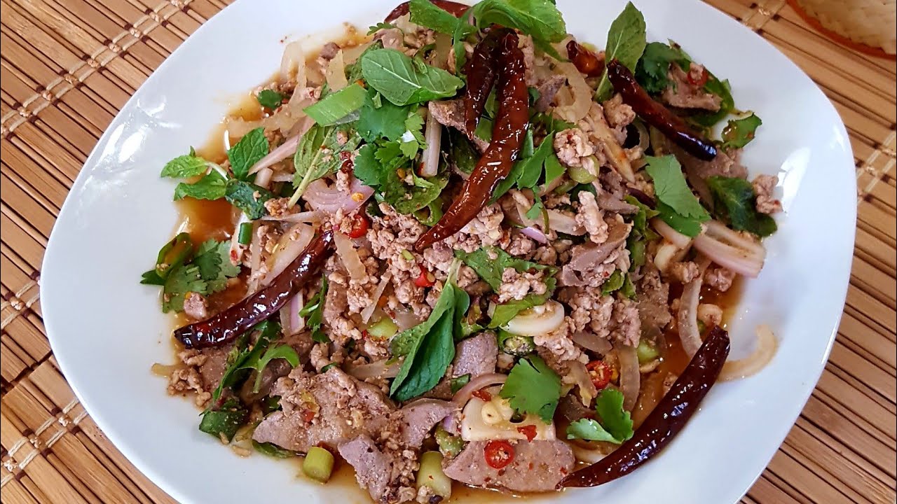 How to : Laap/ Larb Moo | Minced pork salad | Lao Food