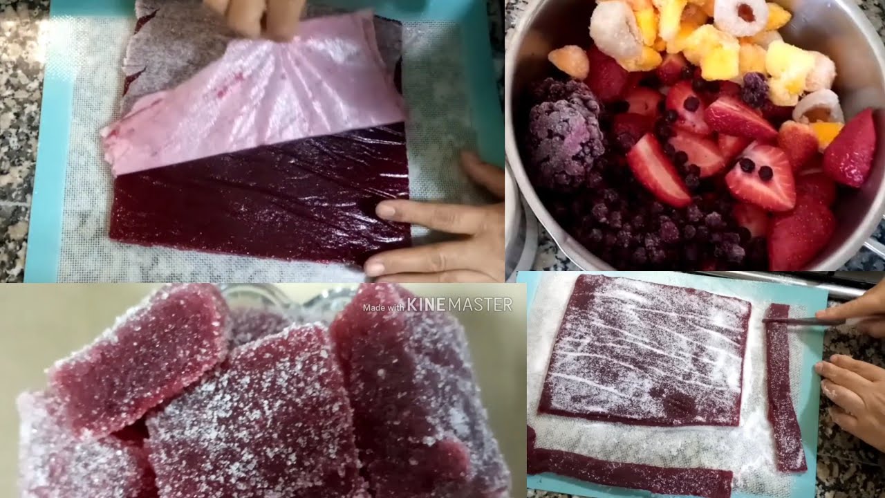 طريقة عمل حلوى الفواكه(الكومة)