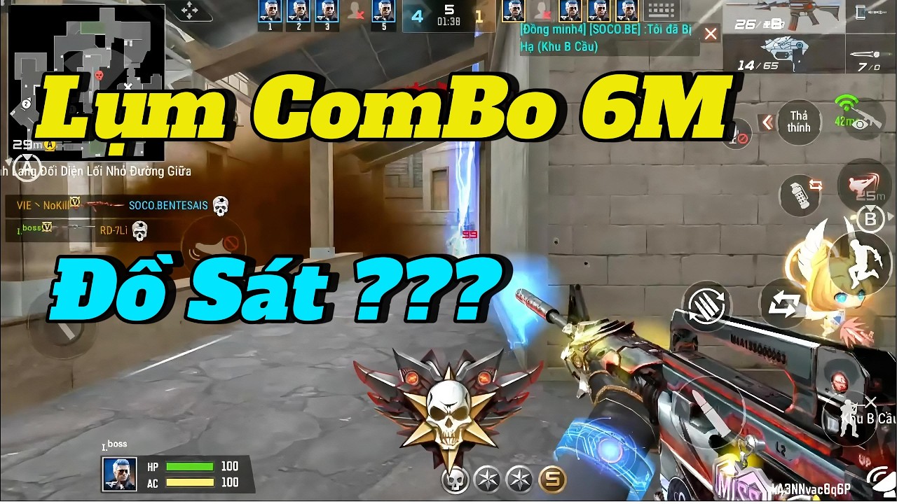 CF Legends - Lụm ComBo 6M Iron Bật Chế Độ Đồ Sát Kẻ Địch