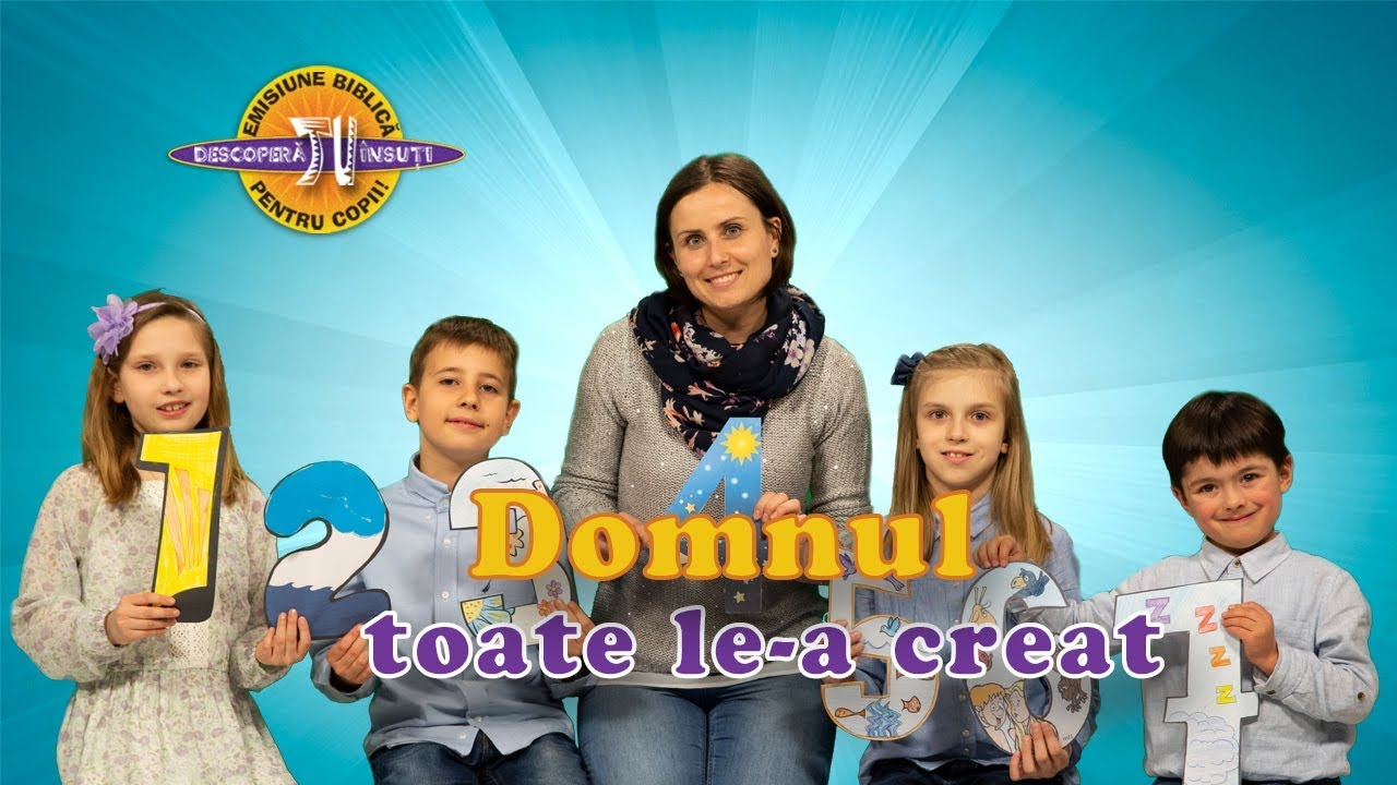 Domnul toate le-a creat - cântec pentru copii | Creația uimitoare a lui Dumnezeu