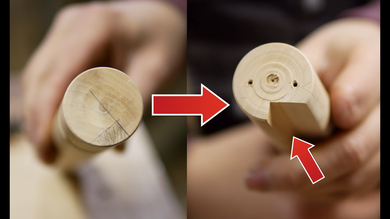 How to make a quarter on a turned part. For all woodworkers!