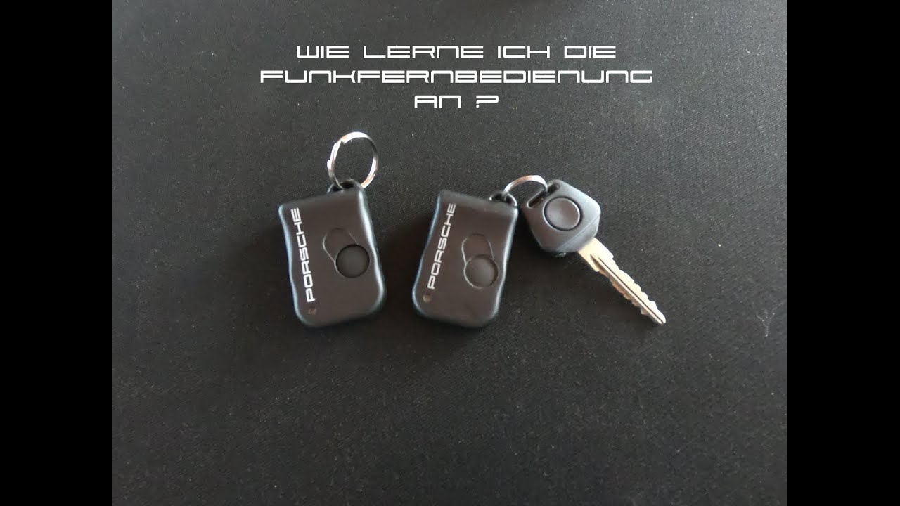 Porsche 993 Funkfernbedienung / Wegfahrsperre anlernen