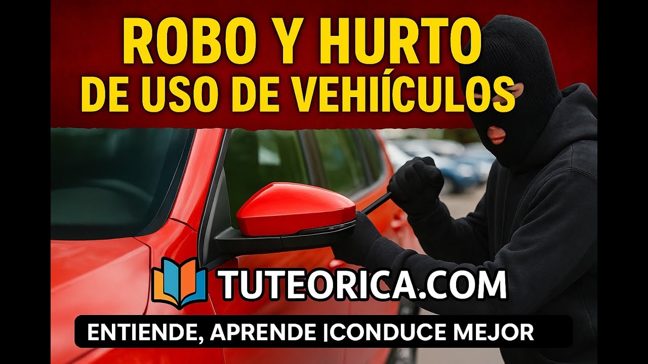 🚗❌ ¿Sabes la diferencia entre robo y hurto de uso de vehículos? ¡Evita confusiones legales!