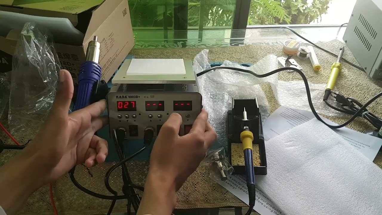 KADA 9803D+ Smd Rework Station 3in1 machine Unboxing Review comparison with other machine